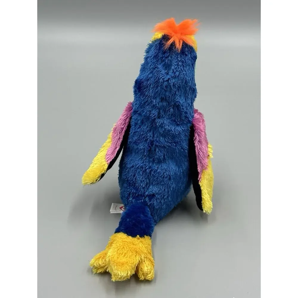 Ty Beanie Boos WYNNIE Macaw Parrot Rainbow Multi-Colored Plush 6” Stuffed Animal